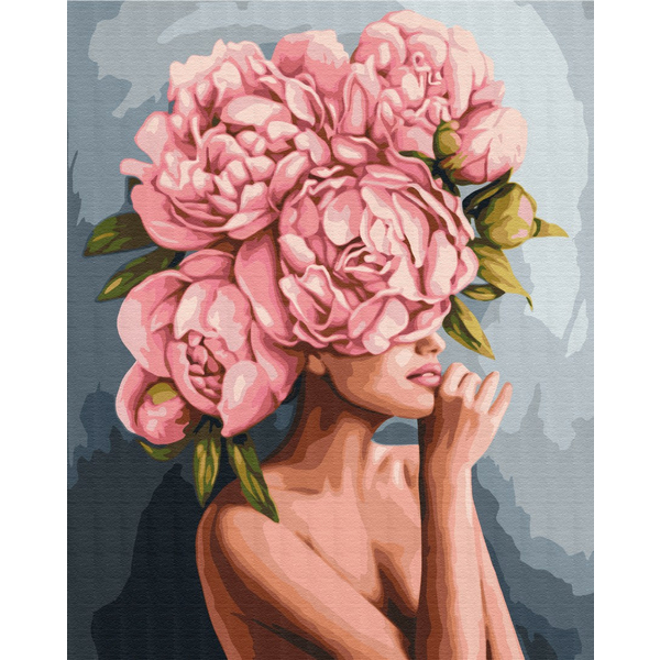 Картина по номерам Преміум картини - Дотик піонів