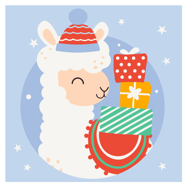 Розмальовки на полотні - Альпака