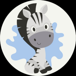 Маленький зебренок