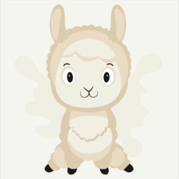 Радостная альпака