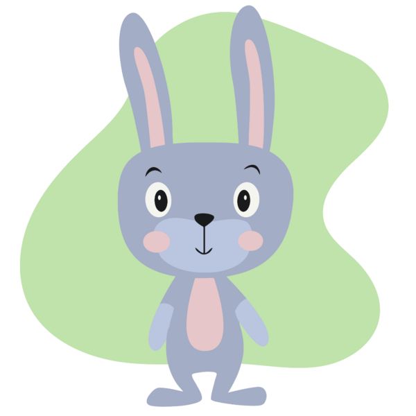 Розмальовки на полотні - Зайчонок