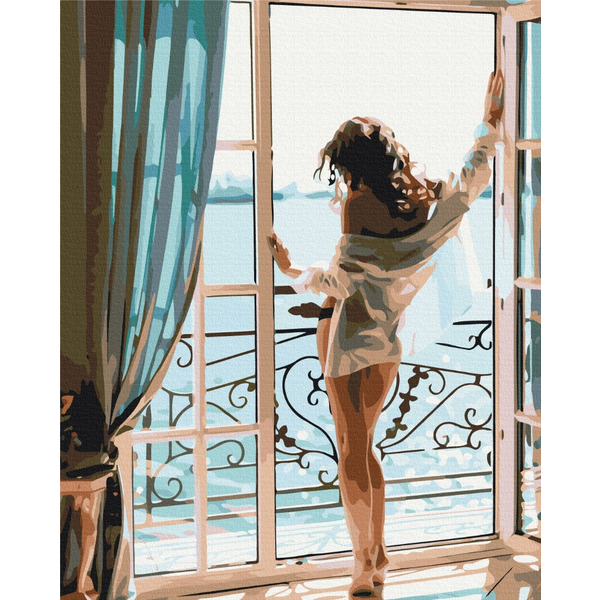 Картина по номерам Люди на картинах - Звабливий ранок