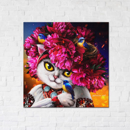 Blooming kitty ©marysha_art