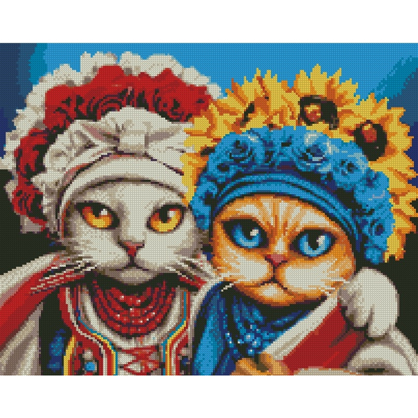 Алмазна мозаїка 40х50 - Лапка підтримки ©Маріанна Пащук