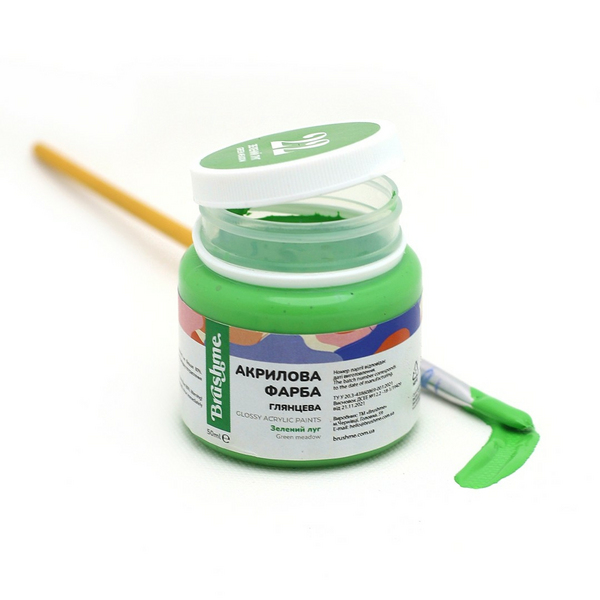 Глянцева 50 мл у баночці - Зеленый луг