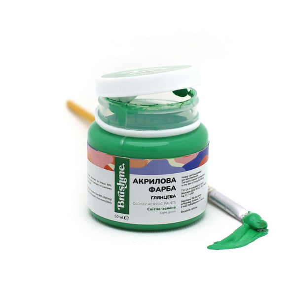 Глянцева 50 мл у баночці - Светло-зеленая