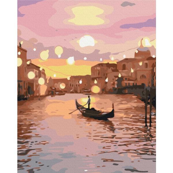 Картина по номерам Преміум картини - Казкова вечірня Венеція