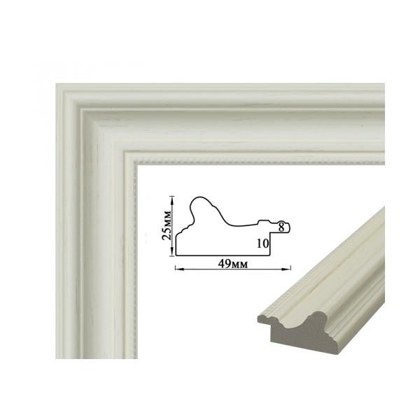 Багетні рами - Багетная рамка (барокко 4,5 см) 40х50