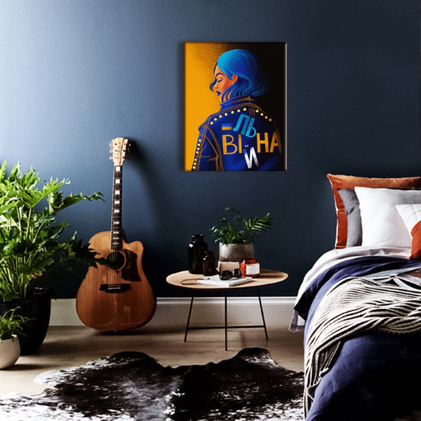 Постер на полотні - Свободная @Полина Скурихина