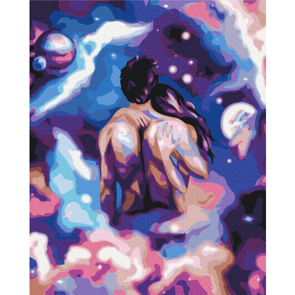 Картина по номерам Абстракції - Космічна романтика