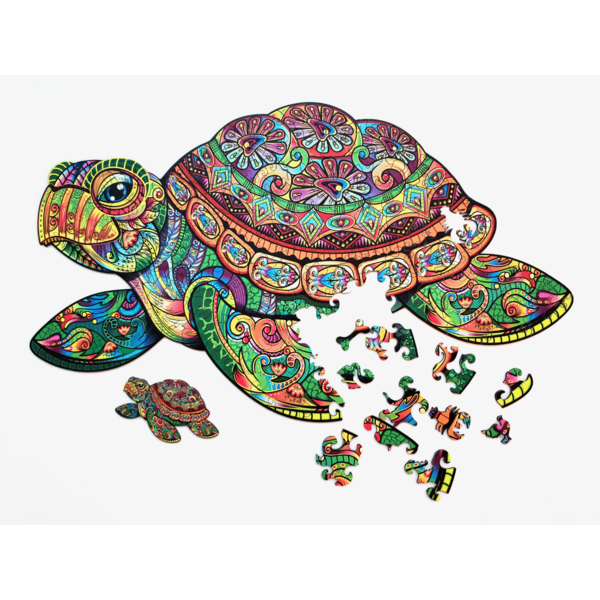Дерев’яні пазли (281) - Морська черепаха