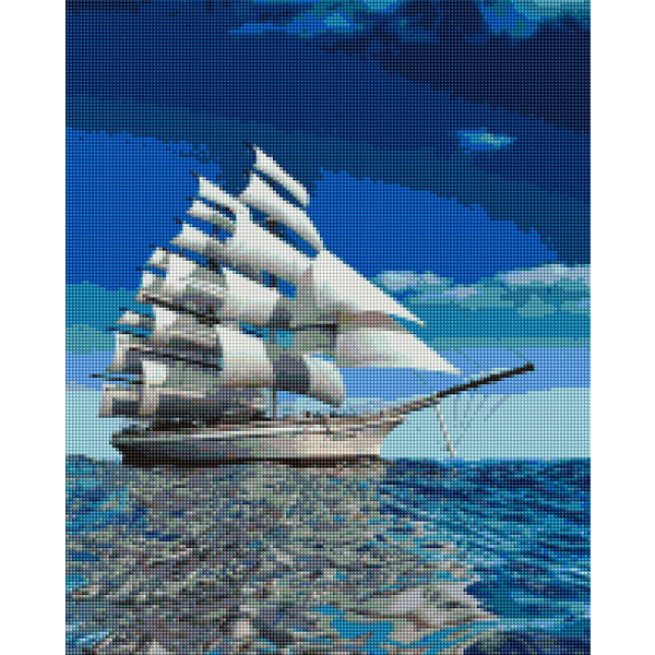 Алмазна мозаїка 40х50 - Паруса поднять!