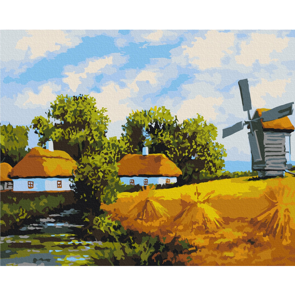 Картина по номерам Українські міста та ландшафти - Ржаной день