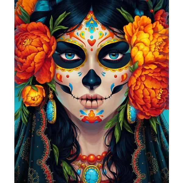 Картина по номерам Преміум картини - Мексика в її очах