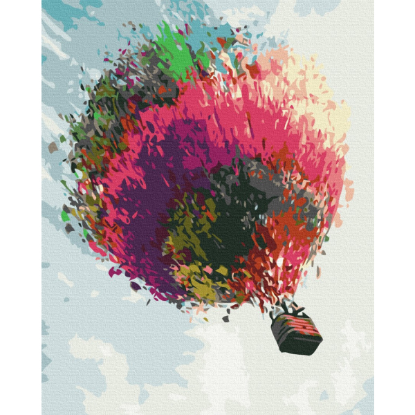 Картина по номерам Преміум картини - Повітряна куля