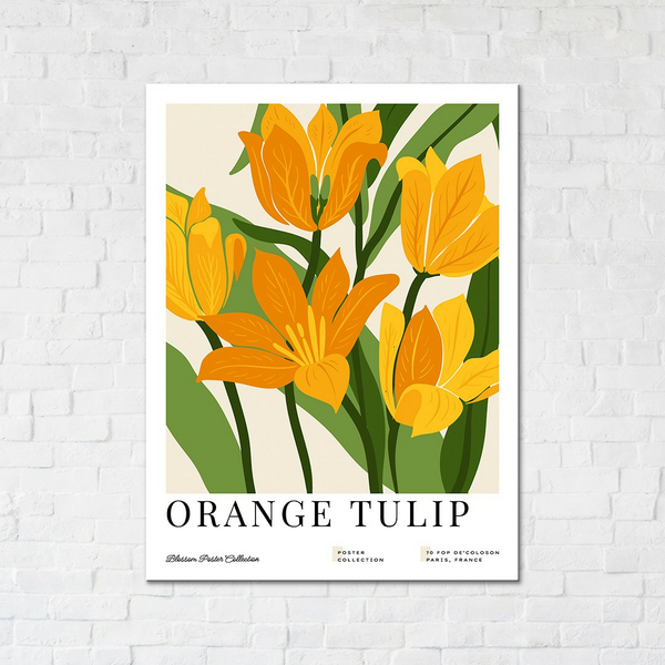 Постер на полотні - Orange tulips