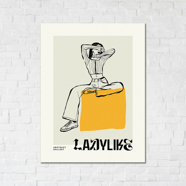 Постер на полотні - Линии женственности