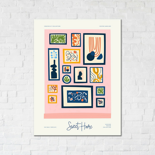 Постер на полотні - Домашняя галерея