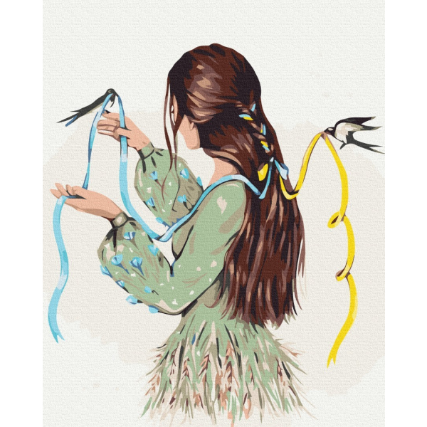 Картина по номерам Люди на картинах - Політ свободи © Alla Berezovska