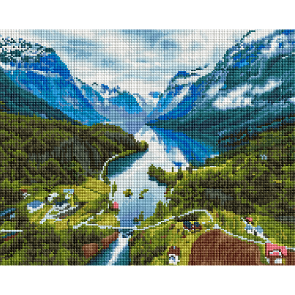Алмазна мозаїка 40х50 - Альпи