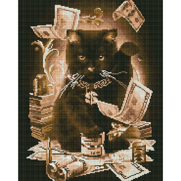 Алмазна мозаїка 40х50 - Грошовий кіт