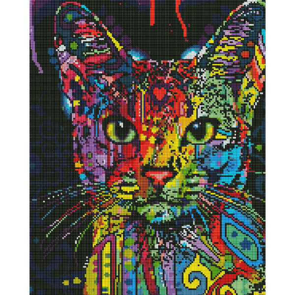 Алмазна мозаїка 40х50 - Абісинська кішка