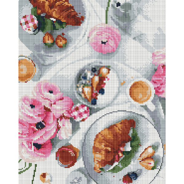 Алмазна мозаїка 40х50 - Сніданок по-французьки