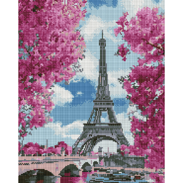 Алмазна мозаїка 40х50 - Магнолія в Парижі