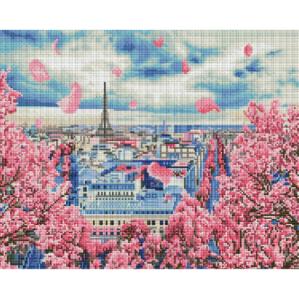 Алмазна мозаїка 40х50 - Квітучі Єлисейські поля