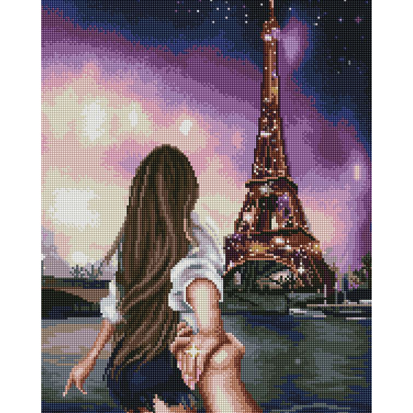 Алмазна мозаїка 40х50 - Скажи Парижу 