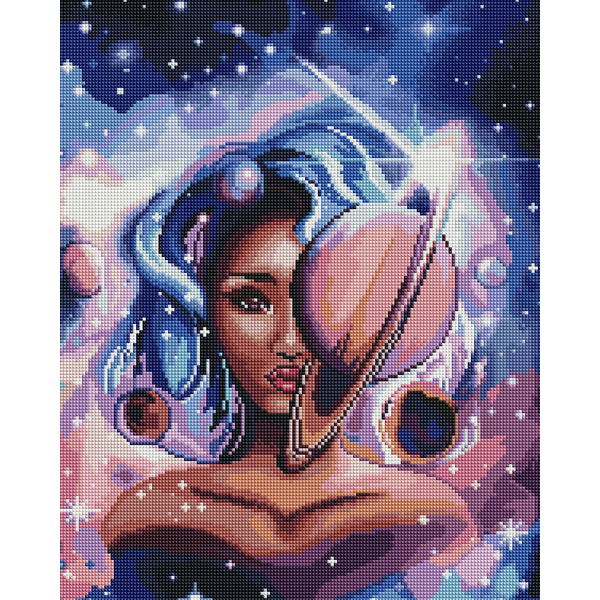 Алмазна мозаїка 40х50 - Міс Всесвіт