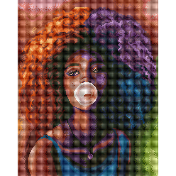 Алмазна мозаїка 40х50 - В стилі хуба-буба
