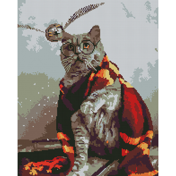 Алмазна мозаїка 40х50 - Котик ловець снітчу