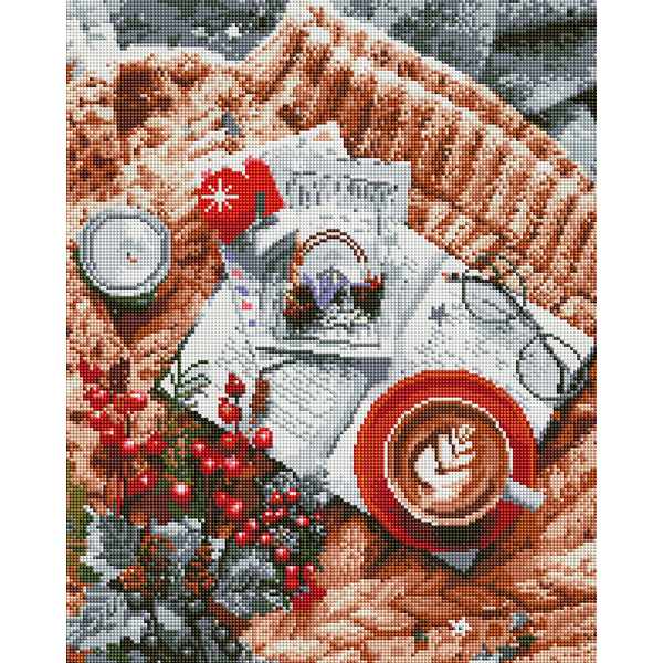 Алмазна мозаїка 40х50 - Затишне Різдво