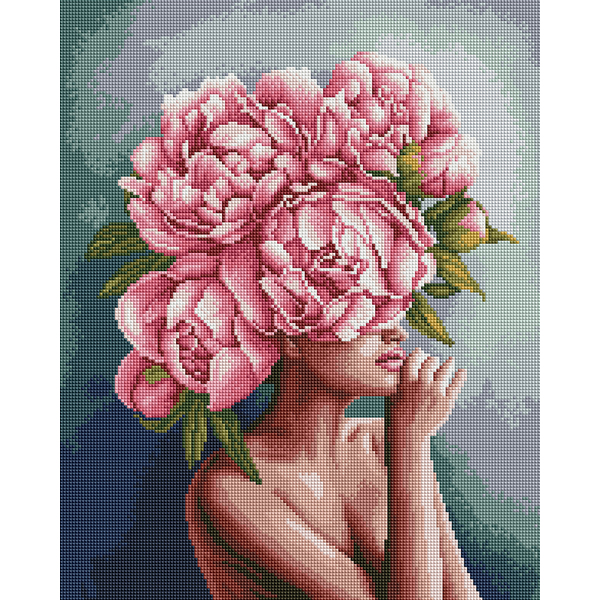 Алмазна мозаїка 40х50 - Дотик піонів