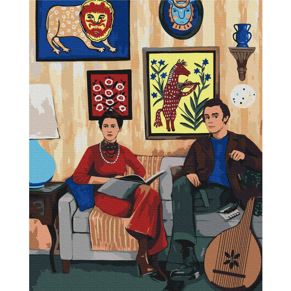 Картина по номерам Люди на картинах - Дім класиків © Viktoriya Kovalenko