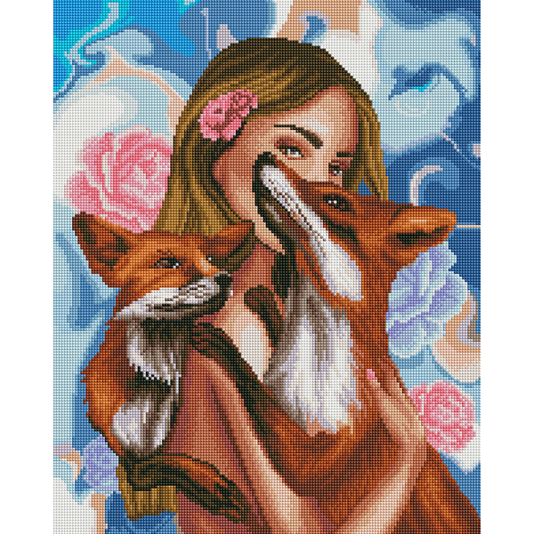 Алмазна мозаїка 40х50 - Хитрунки