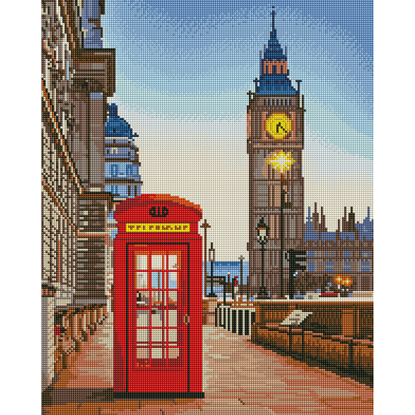 Алмазна мозаїка 40х50 - Вогні Лондона