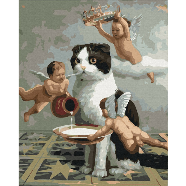 Картина по номерам Тварини, птахи та риби - Його Величність Кіт