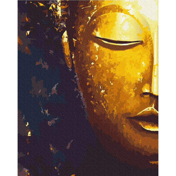 Картина по номерам Абстракції - Сяючий Будда