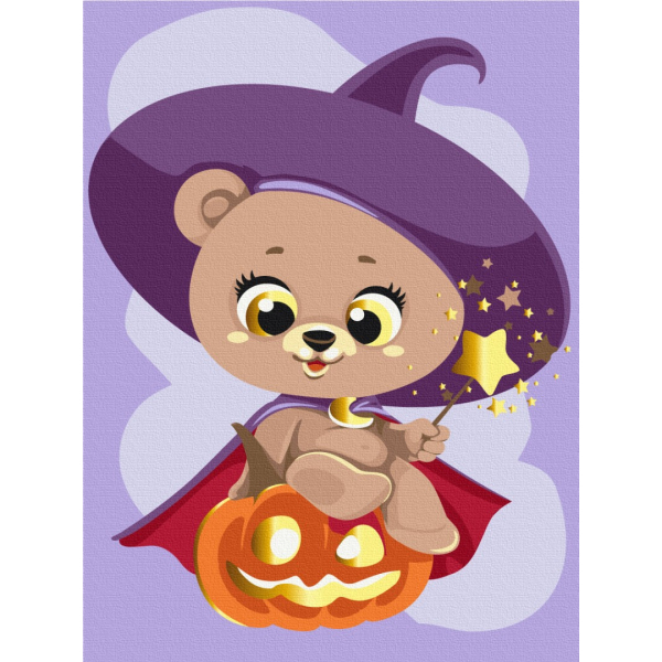 Картина по номерам Для дітей - Магічний ведмедик