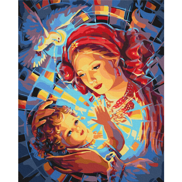 Картина по номерам Люди на картинах - Ніжність © Oleg Loburak