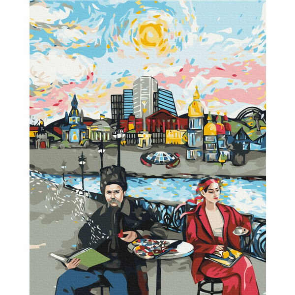 Картина по номерам Люди на картинах - Дім класиків @Вікторія Коваленко