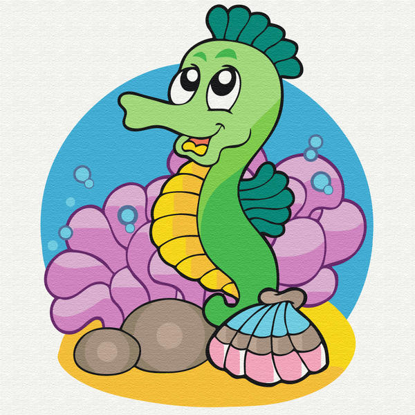 Картина по номерам Преміум картини - Морський коник