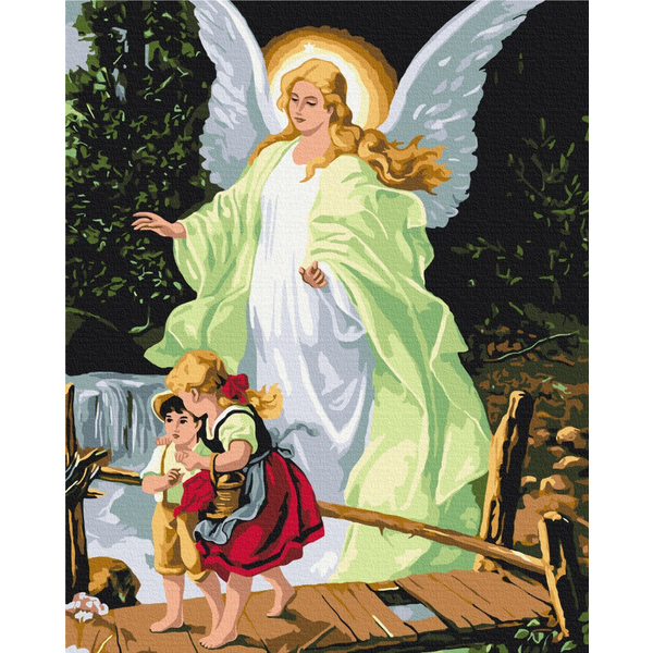 Картина по номерам Люди на картинах - Окрилені безпекою