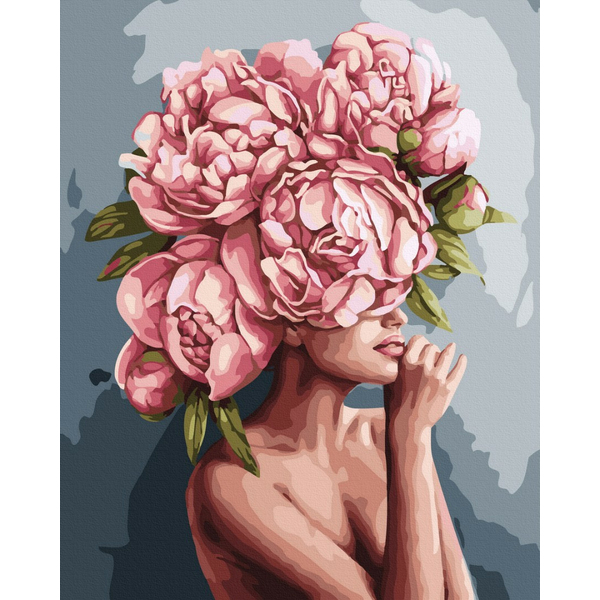 Картина по номерам Преміум картини - Дотик піонів