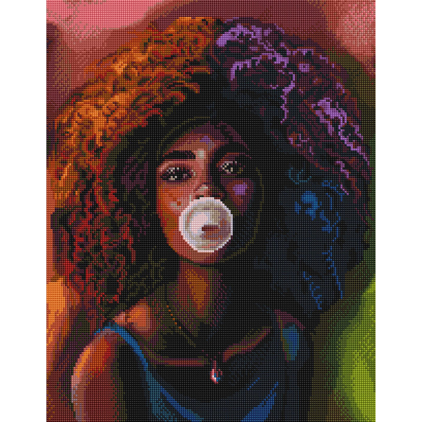 Алмазна мозаїка 40х50 - В стилі хуба-буба