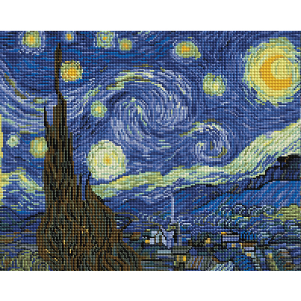 Алмазна мозаїка 40х50 - Зоряна ніч