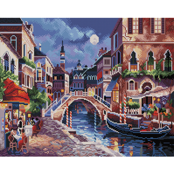 Алмазна мозаїка 40х50 - Нічна Верона