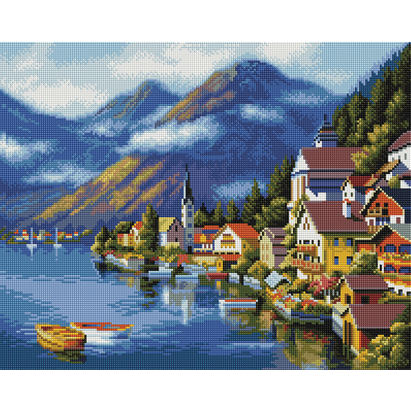 Алмазна мозаїка 40х50 - Літній Гальштат